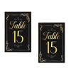 Nuevo de Alta Gama Papel Digital Tarjeta de Asiento Transfronteriza Mesa de Evento de Boda Banquete Fiesta de Boda Letrero de Mesa de Cumpleaños
