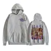 Sudadera de Merchandising de la Gira del Álbum de Bad Gyal Moda Hip-Hop High Street Sudadera Unisex Retro Casual con Capucha