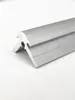 Perfil de Esquina de Chasis de Aluminio R5-2, Ranura de Aluminio de 2 mm, Perfil de Aluminio con Forma de Arco, Inserta 2 Placas de Aluminio, Accesorios para Chasis de Gabinete, Agujeros Recortados