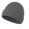Gorro de Punto de Hilo Retorcido de Terciopelo de Conejo Personalizado para Hombre y Mujer Estilo Coreano Versátil de Invierno para Esquiar Engrosado Cálido Gorro de Lana