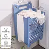 Cesto de roupa suja, cesto de lavanderia doméstico, montado na parede, dobrável, para uso no banheiro, para guardar roupas sujas após o banho, um acessório essencial para o banheiro