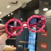 Nuevas gafas de sol infantiles de dibujos animados de oso, gafas para fotos de bebé, forma cóncava, protección solar, gafas lindas, dulces, de moda
