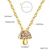 Colar de Diamante Autocolante Design de Nicho Estrela de Oito Pontas Borboleta Coração Pequeno Pingente Corrente para Clavícula Aço Inoxidável Banhado a Ouro Joias para Mulheres