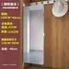Espejo de Armario, Espejo de Cuerpo Entero Giratorio para Vestir, Espejo Plano Plegable para Puerta, Espejo Deslizante Invisible Integrado en la Puerta del Gabinete