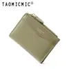 TAOMICMIC Cartera y tarjetero multifuncional simple estilo coreano dos en uno bolso de mano de alta capacidad para niñas con alto atractivo estético