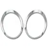 Adecuado para moldura de faro Imini cromado plateado negro 51137149905 51137149906
