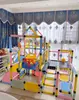 Dispositivo de Entrenamiento Sensorial Combinado Multifuncional para Niños, Escalera de Escalada para Interiores para Bebés e Infantes