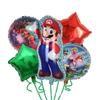 Venda por atacado Super Mary desenhos animados de alumínio filme forma balões Mario Festa de aniversário das crianças Site Layout Balões