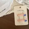 Novos Estilos Presilhas de Cabelo Infantis com Estampa Xadrez, Frutas e Animais, Grampos, Presilhas Laterais, Presilhas para Franja