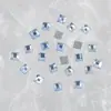 Zapatos Planos Azul Claro Uñas con Diamantes Diamante Mini Pequeño Mediano Grande Corazón Azul Gota de Agua Vidrio K9 Joyería para Uñas al por Mayor