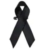 030 Insignia de Lazo Negro con Corazón Nudo de Caridad Broche Decoración Servicio Conmemorativo Funeral Ramillete
