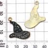19 Fantasma de Halloween que Gotea Aceite Escoba Murciélago Sombrero de Mago Pulsera DIY Creativa Collar Colgante Accesorios de Joyería