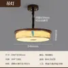 Nueva Lámpara de Techo Estilo Zen Estética Dinastía Song para Sala de Estar, Nuevo Estilo Chino Color Nogal Negro para Dormitorio, Comedor, Sala de Té