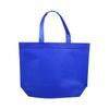 Bolsa de Mão Logotipo Personalizado Publicidade Personalizado Pequena Bolsa de Compras Verde Bolsa de Mão Chanfrada Embalagem Bolsa Não Tecida