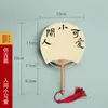 Y*H Leque de Papel de Arroz de Bolso Mini Ventilador de Bebê Adereços de Dança Lembrança de Viagem Corte de Seda Feito à Mão