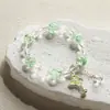 Explosões Super Fada Mori Cristal Lua Pulseira Feminina Design de Nicho Estudante Joker Cor Doce Pulseira de Namorada