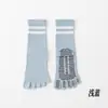 Calcetines de algodón, calcetines de yoga de cinco dedos, calcetines de media pantorrilla para mujer, calcetines especiales antideslizantes para entrenamiento de Pilates, deportes de interior, calcetines de dedos divididos al por mayor