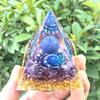 Comércio exterior transfronteiriço explosões Buddha Pyramid Cristal cascalho resina home desktop ornamentos artesanais c6
