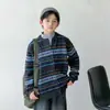 Cárdigan Chaqueta Suéter para Niños Primavera y Otoño 2026 Nuevo Otoño Ropa Infantil Estilo Coreano Top de Punto Conjunto de Otoño para Niños