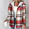 2025 Europeo y Americano Casual AliExpress Amazon Más Vendido Abrigo de Mujer Estilo Cuadros Grandes para Mujer Cuadros Otoño e Invierno Nuevo