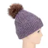 Gorro de Lana Otoño e Invierno para Mujer Todo Fósforo Tejido Baotou Mostrando la Cara Pequeño Cálido Gorro de Lana Cabeza Grande Wai Gorro Tejido
