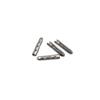 Corda com Ponta de Bala de Aço Inoxidável Boca Dentada de Quatro Pontos de Aço Inoxidável Ponteira de Metal para Cadarço Cordão para Calça Cordão para Chapéu Cordão para Moletom