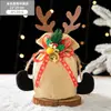 Decoração de Natal Sacola de Presente de Véspera de Natal Sacola de Doces de Natal Sacola de Presente Velhinho Fofo Sacola de Maçã Sacola Tote Infantil