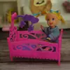 Muñeca Barbie juguete educativo accesorios mini Callie muñeca confundida cuna Shaker casa de juegos vestidor