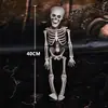 Accesorios de Sala de Escape de Terror de Halloween, Decoraciones de Broma para Casa Embrujada de Bar, Calavera y Cuerpo de Esqueleto Colgantes