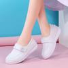 Zapatos Casuales Antideslizantes y Cómodos para Mujer, Zapatos de Enfermera, Zapatos Médicos, Zapatos de Trabajo, Versátiles para el Uso Diario en Color Blanco, No Cansan después de Estar de Pie por Mucho Tiempo