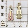 Mezcla 40 Dibujos Animados Europeos y Americanos de Goteo de Aceite Instrumentos Musicales Guitarra Piano Tono Aleación Colgante Pulsera DIY Accesorios de Joyería