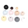 Cuentas de Madera de Haya de Colores Madera Redondas Sueltas de 10-30 mm Accesorios para Joyería DIY Collares Pulseras Fabricante En Stock