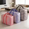 Bolsa Grande de Cáñamo Super Grande, Bolsa para Empacar Mudanzas, Bolsa Tejida, Bolsa de Piel de Serpiente, Bolsa Resistente Impermeable para Equipaje, Bolsa para Guardar Colchas