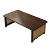 Mesa pequeña con ventana salediza, mesa de té tipo tatami para el hogar, mesa baja plegable de madera no maciza estilo japonés zen para dormitorio Kang