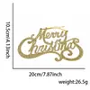 Nuevas Decoraciones Navideñas, Letras Rosas, Decoraciones para Fiesta de Navidad, Colgantes, Decoraciones para Árbol de Navidad, Colgantes
