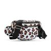 Mochila Transversal Xadrez com Porta-Fones de Ouvido Bolsa Pequena Moda Mais Fácil de Combinar Bolsa de Cintura Impermeável Multifuncional Grande Capacidade Portátil