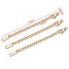 1 Juego de Cadena de Cola con Cierre de Langosta Galvanizado al Vacío de Acero Inoxidable Colgante Colgante DIY Pulsera Collar Accesorios de Joyería