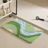 Tapetes de Flocagem Removíveis para Entradas, Tapetes para Sala de Estar, Tapetes ao Lado da Cama do Quarto, Tapetes para Quarto de Estudo Infantil, Capachos Absorventes Antiderrapantes para Entrada, Atacado