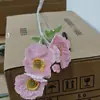 Flores Artificiais de Papoula, Alto Padrão, Toque Realista, Cenário de Casamento, Enfeites de Decoração para Casa, Flores Artificiais