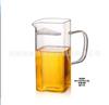 Copo de vidro de alto borosilicato resistente a altas temperaturas, filtro crescente, xícara de chá verde integrada, filtro curvo, alça de madeira, macho