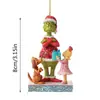 Árvore de Natal 2D Decorativa Transfronteiriça Enfeites de Natal Pendurados Planos de Acrílico Decorações Verdes