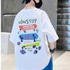 Ropa para niños Camiseta de manga corta para niños Verano 2022 Nueva Algodón para niños Verano Verano Top de niño Trendy T