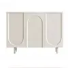 Zapatero de estilo francés para la entrada del hogar, zapatero de pared integrado, mueble de almacenamiento moderno, mueble de almacenamiento que ahorra espacio