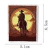 Nueva Versión Transfronteriza de Mezclilla Occidental Bordado de Letras Inglesas Parche de Tela Bordado a Computadora Etiqueta Decoración Ropa Bolsa Sombrero