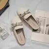 Meias-Pantufas para Mulheres, Calçado de Verão de Salto Baixo, Novas Sandálias Muller Preguiçosas Antiderrapantes com Laço e Fundo Plano Estilo Francês