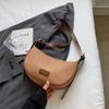Bolsa Feminina Texturizada de Alta Qualidade com Grande Capacidade, Nova Bolsa Transversal Casual de Verão 2026 com Design de Nicho, Bolsa Dumpling para o Dia a Dia
