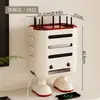 Caixa de armazenamento para roteador WiFi para sala de estar em casa, organizador de tomadas, modem sem fio, organizador de decodificador