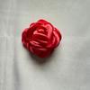 Flor de peônia de borda queimada de cetim touca infantil faixa de cabelo acessórios roupa sapatos e chapéus acessórios flor joias DIY flor de tecido