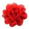 Malla Doble de Chifón con Flores Grandes de 10 cm, Sin Pinzas en la Parte Trasera, Se Puede Usar como Hebillas para el Cabello, Zapatos, Sombreros, Ropa, Cabezas de Flores, 15 Colores
