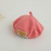 23 nuevas boinas de primavera y otoño para niños, sombrero de oso lindo para bebé, estilo coreano, sombrero de pintor de pana para bebé niño y niña